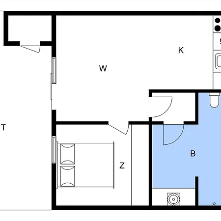 Апартаменты 0348-romo-vestergade-3-ap-70 Havneby